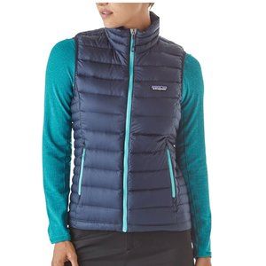 Patagonia Women's Navy Blue Down Puffer Vest